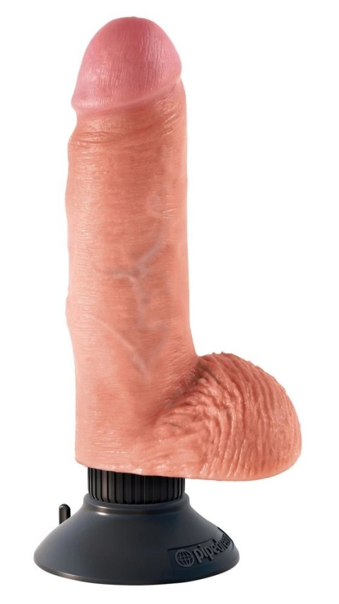 Pipedream King Cock 18 cm Jasny Model z Przyssawką i Jądrami