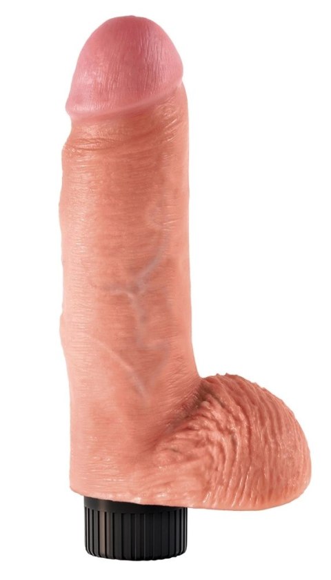 Pipedream King Cock 18 cm Jasny Model z Przyssawką i Jądrami