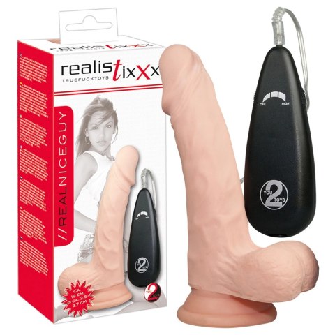 Realistixxx Model Naturalny z Pilotem i Podstawą 18cm TPE