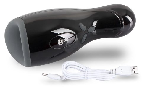 Rebel Intimate Device 3w1 Czarny - Wibracje, Grzanie, Ruch 20cm