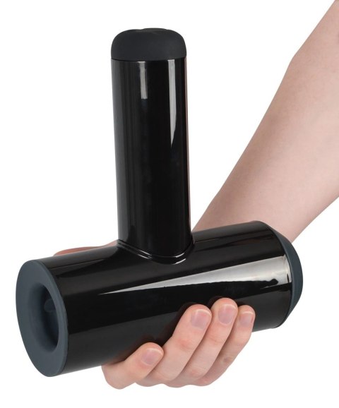 Rebel Intimate Machine Black - Model z Uchwytem i 2 Trybami Funkcji