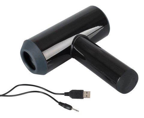 Rebel Intimate Machine Black - Model z Uchwytem i 2 Trybami Funkcji