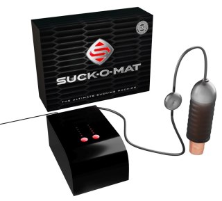 Suck-O-Mat System Intymny Hands Free Interwałowy, 25 Trybow, Czarny