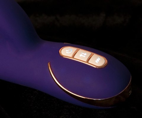 Vibe Couture Skater Rabbit Fioletowy - wibrator z funkcją ruchu i 7 trybami
