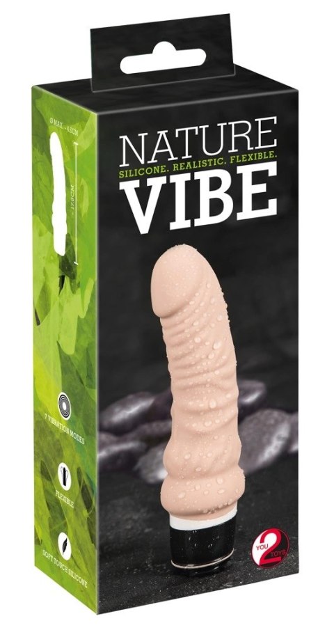 You2Toys Nature Vibe - wibrator kompatybilny z maszynami, 17,8 cm