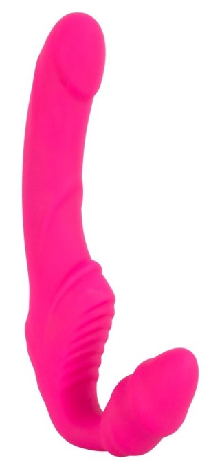 You2Toys Strapless Strap-On 2w1 Rożowy - Wibrujący, Bez Uprzęży, 21,8 cm