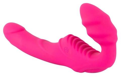 You2Toys Strapless Strap-On 2w1 Rożowy - Wibrujący, Bez Uprzęży, 21,8 cm