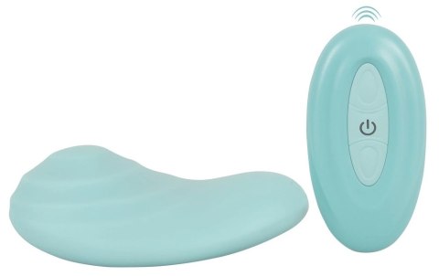 Cuties Mini System Wibracyjny Panty Vibe Zielony 8,3cm USB Pilot