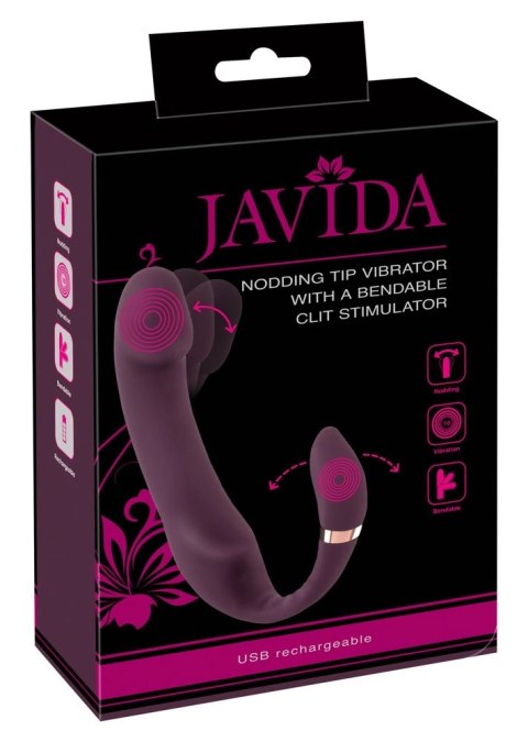 Javida Bendable - Wielofunkcyjny Wibrator z Elastyczną Końcowką G i Masażerem