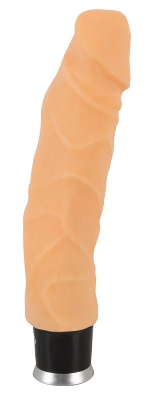Nature Skin model 557912 - elastyczny masażer z powierzchnią żyłkowaną, cielisty 23 cm