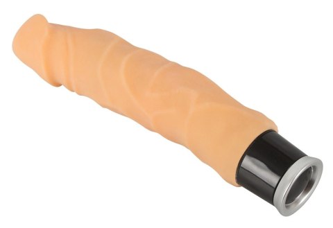 Nature Skin model 557912 - elastyczny masażer z powierzchnią żyłkowaną, cielisty 23 cm