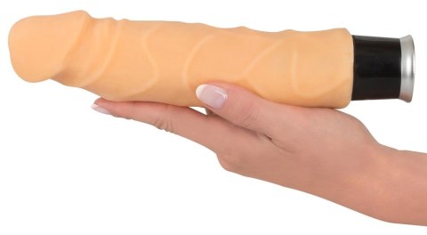 Nature Skin model 557912 - elastyczny masażer z powierzchnią żyłkowaną, cielisty 23 cm