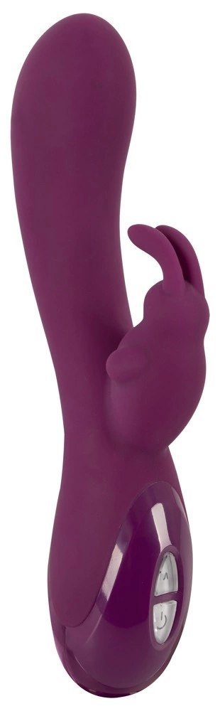 Sweet Smile Rabbit Vibe Violet - wielofunkcyjny model punktu G, 21,4 cm