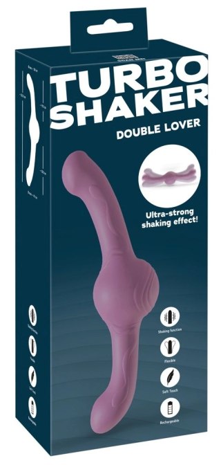 You2Toys Turbo Shaker Double Lover - dwustronny model wibrujący 30 cm