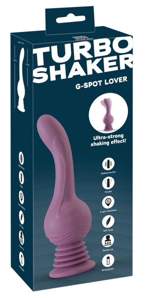 You2Toys Turbo Shaker G-Spot Lover - silikonowy model z mocnymi wibracjami