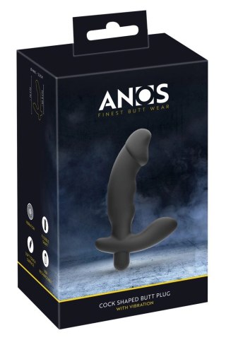 ANOS Wibrator Prostaty 14 cm Czarny Silikonowy 10 Trybow USB