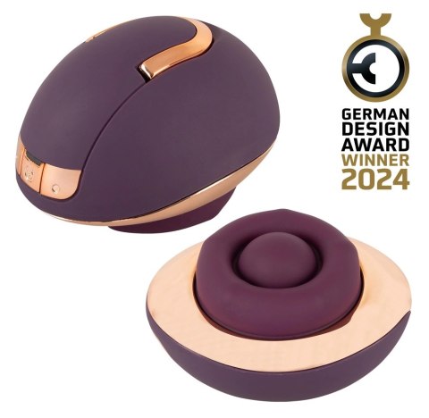 Belou Rotating Vulva Massager Fioletowy - Stymulator z 2 silnikami