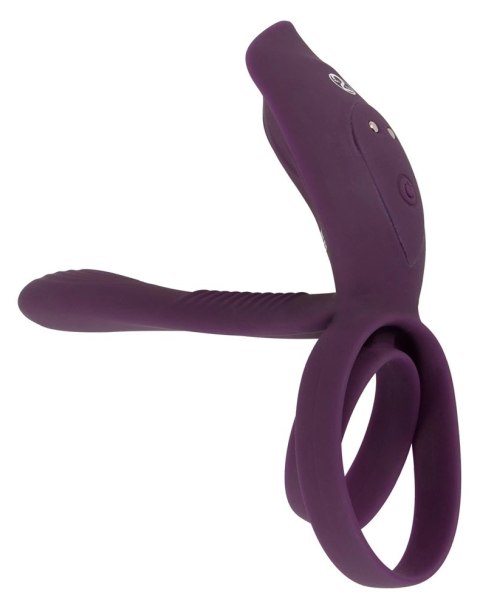 Couples Choice RC Couples Vibrator 2 - System dla par z pilotem, silikonowy