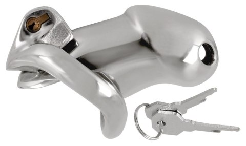 Fetish Collection Chastity Cage II metalowy system zabezpieczający 8,5 cm