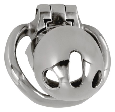 Fetish Collection Chastity Cage II metalowy system zabezpieczający 8,5 cm