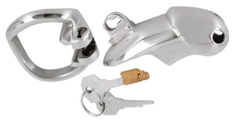 Fetish Collection Chastity Cage II metalowy system zabezpieczający 8,5 cm