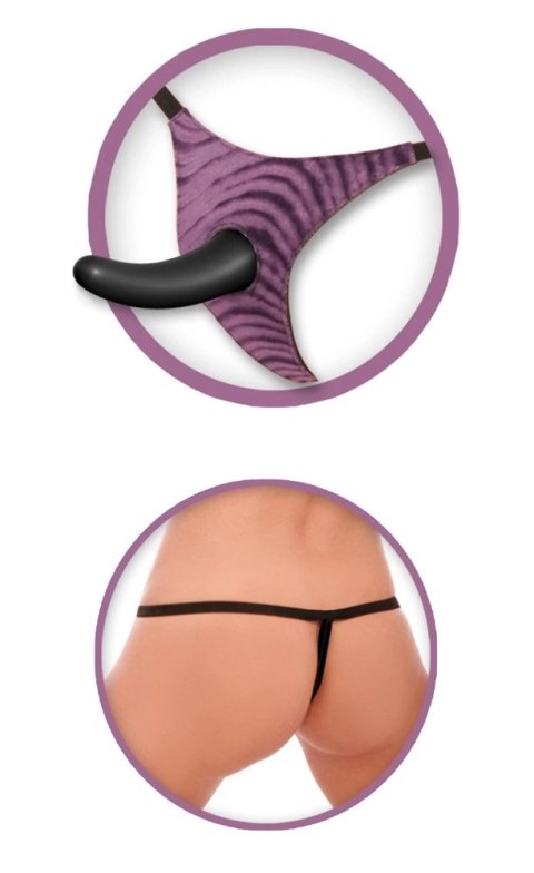 Fetish Fantasy Series Zestaw Strap-On z Wibracją 13 cm Czarny