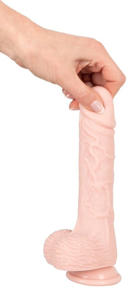 Medical Silicone RC Vibrator 21cm - obracający się, wodoodporny, silikon