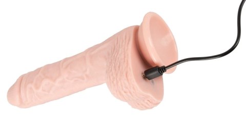 Medical Silicone RC Vibrator 21cm - obracający się, wodoodporny, silikon