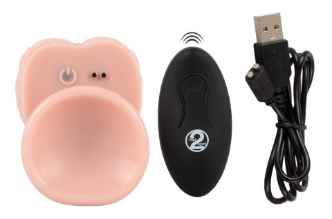 Medical Silicone RC Vibrator 21cm - obracający się, wodoodporny, silikon