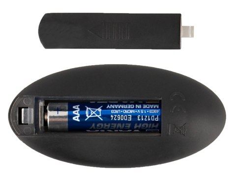 Medical Silicone RC Vibrator 21cm - obracający się, wodoodporny, silikon