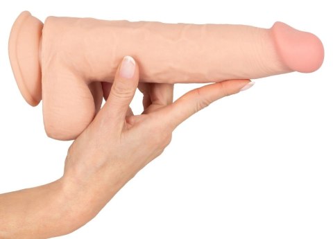 Nature Skin Model L Elastyczne Dildo 24,7 cm z Ruchomą Powłoką TPE