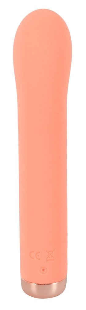 Peachy Mini G-Spot Wibrator USB, silikonowy, pomarańczowy, 16,5 cm