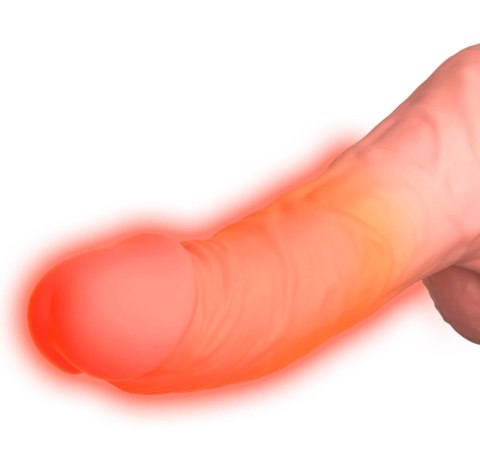 Pipedream King Cock Plus 17 cm Jasny - Model z funkcją ciepła i dynamiczną pracą