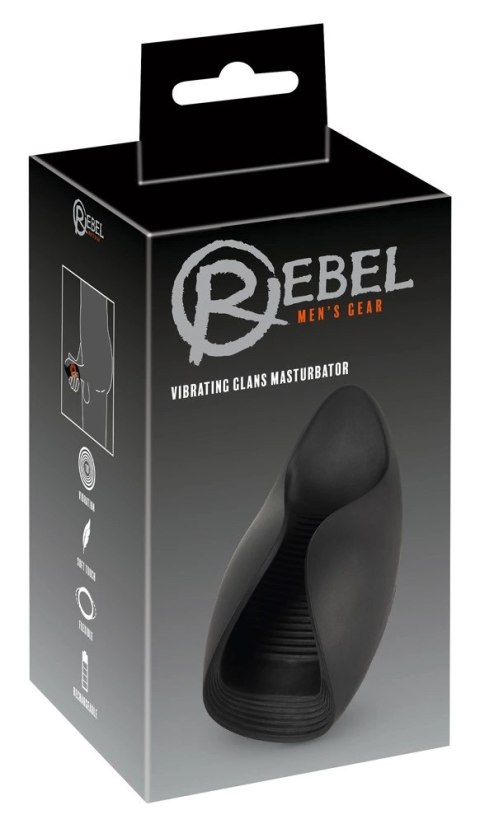 Rebel Intimate System czarny - urządzenie z 10 trybami wibracji 13 cm