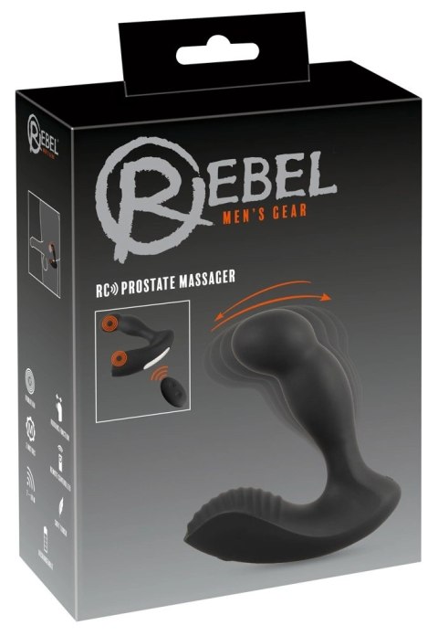 Rebel RC Prostate Massager - masażer prostaty z pilotem, 13,1 cm
