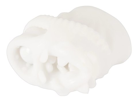 Stroker Super Soft Biały - System masażu intymnego z wibracjami i pierścieniem