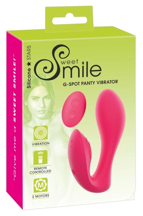 Sweet Smile G-Spot Panty Vibrator Pilot 2-silnikowy silikonowy fioletowy