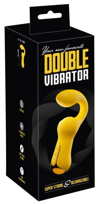 Your New Favorite Dynamiczny Wibrator Podwojny Żołty 18,4 cm USB