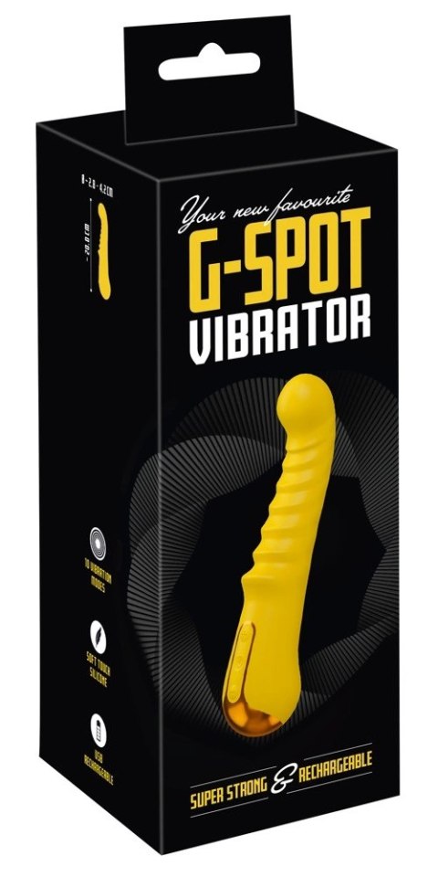 Your New Favorite Dynamiczny masażer G-Spot żołty, 10 trybow, 20 cm