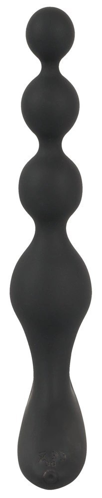 Black Velvets Model 552955 - Silikonowe koraliki z 10 trybami wibracji, czarne