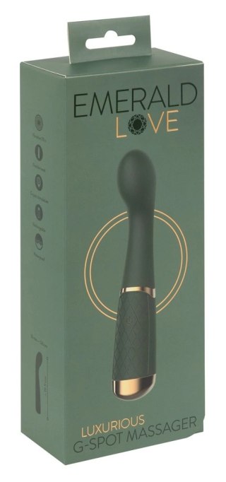 Emerald Love G-Spot Classic - zakrzywiony masażer punktu G, 19,5 cm