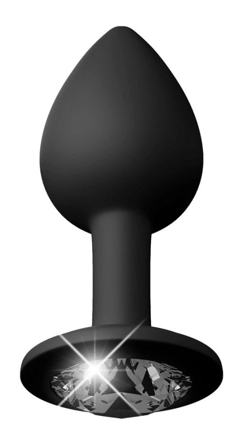 HookUp Panties Crotchless Secret Gem Stringi XL-XXL z ozdobą silikonową