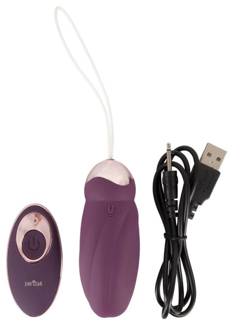 Javida Obrotowe Jajeczko Wibrujące z Pilotem Bezprzewodowym 18,5 cm