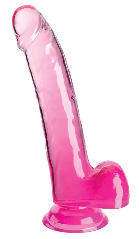 King Cock Clear model 9'' - przezroczysty anatomiczny z przyssawką 24,8 cm