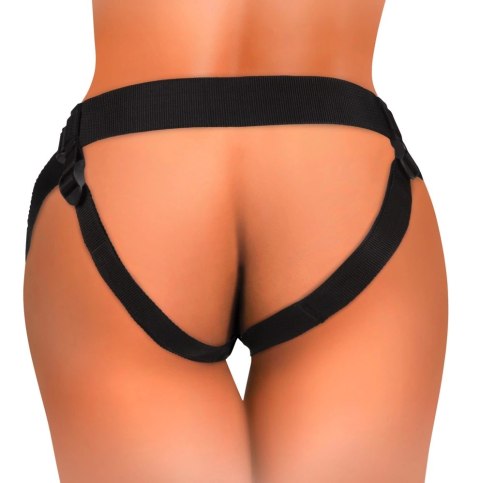 King Cock Elite Body Dock Zestaw silikonowy 20 cm jasny + czarny pierścień