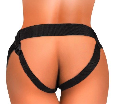 King Cock Elite Uprząż Body Dock + Model Anatomiczny 15 cm Jasny Beż