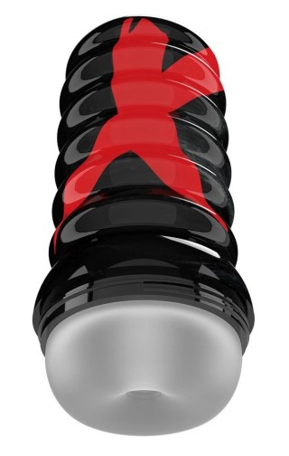 PDX Elite Air Tight Frosted - kompaktowa maszyna intymna, przezroczysta 19,1 cm