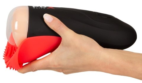 PDX Elite Fuck-O-Matic - maszyna intymna z masażerem jąder, ładowalna