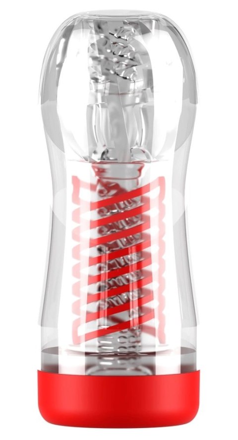 PDX Elite ViewTube 2 - Przezroczysta maszyna intymna spiralna 18 cm