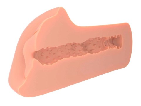 PDX Plus Intymna Maszyna Cielista Fanta Flesh z Tunelową Teksturą 14,2 cm